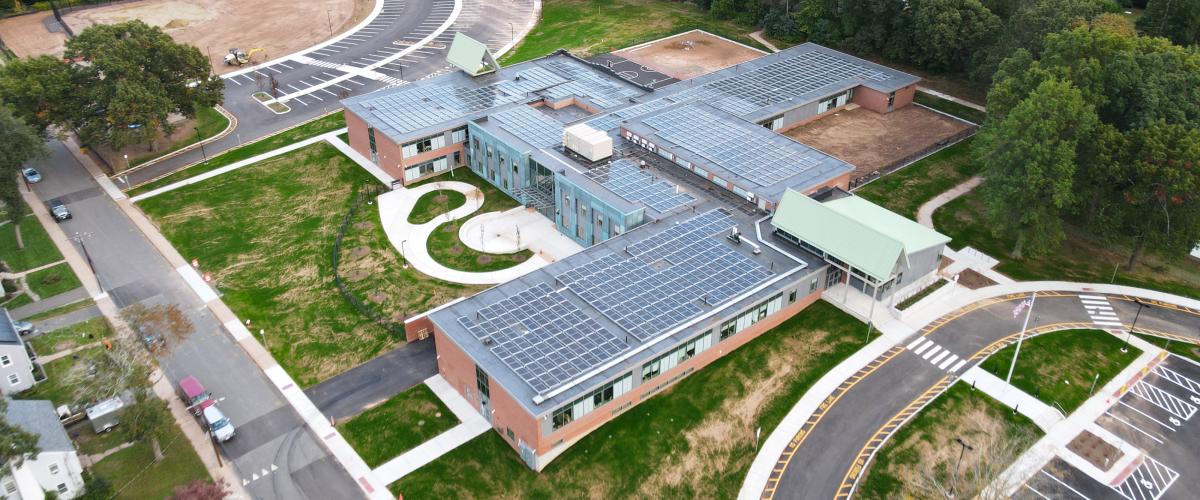 Bowers Elementary School aerial image