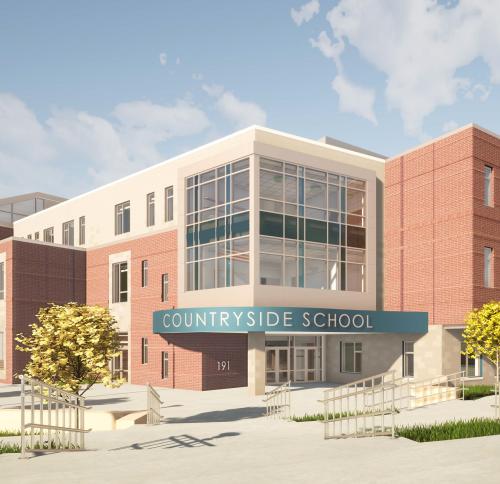 A rendering of the Countryside Elementary School